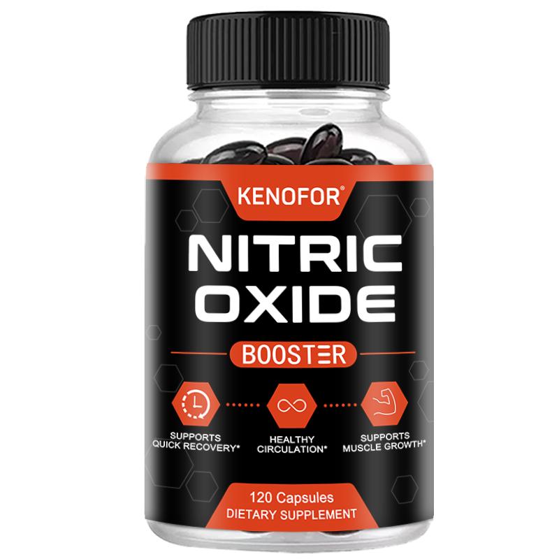 

Nitric Oxide Complex Dietary Supplement, With L-Citrulline, 120 Softgels Per Bottle 120 Capsules