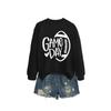 Women's Game Day Rugby Heart Long Sleeve Hoodie - Autumn/Winter Comfort