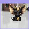 New Stylish Acrylic Black Dragon Car Pendant Charming Acrylic Decor For Vehicles
