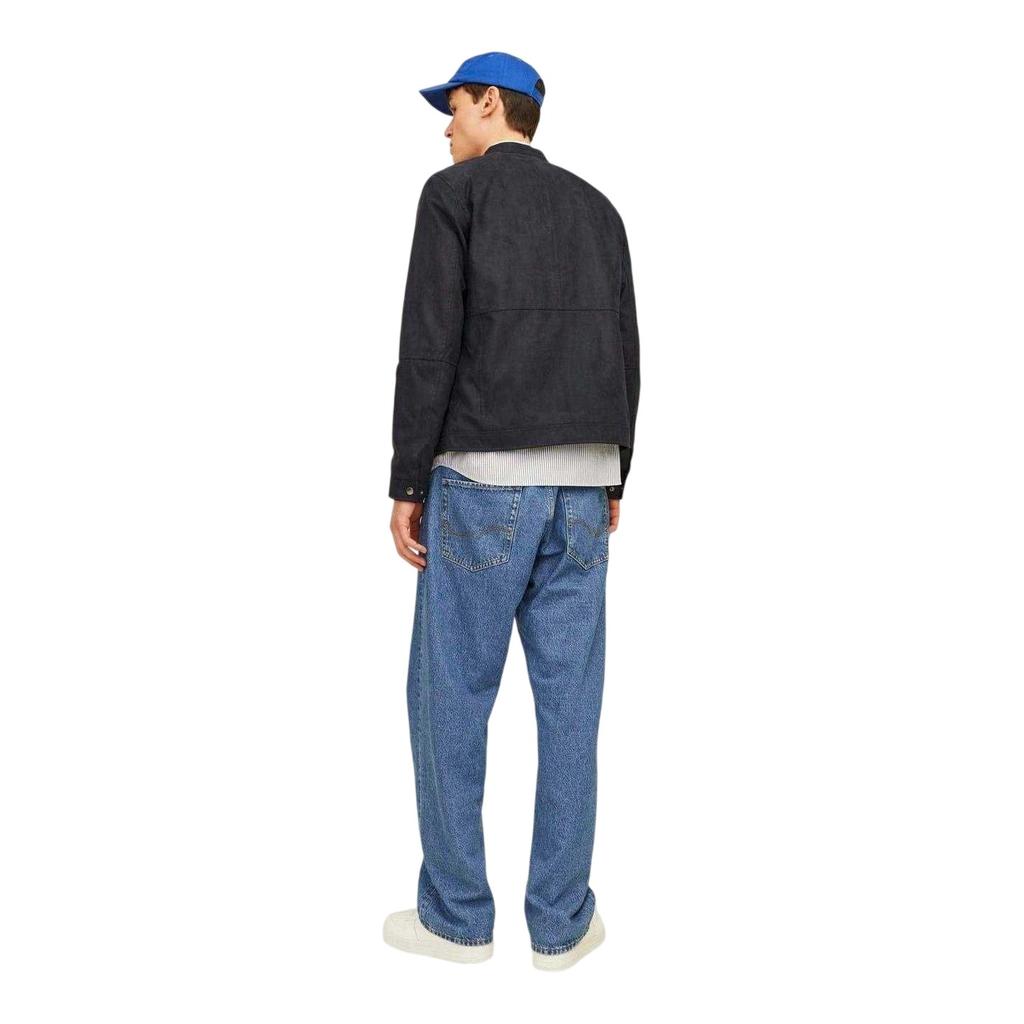 Jack And Jones Mens Faux Leather Biker Jacket