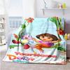 Dora Explorer Personalized Text Blanket Throw Personalized Blanket Ultra-Soft Throw For Sofa Couch Living Room Office Chair for All Occasions