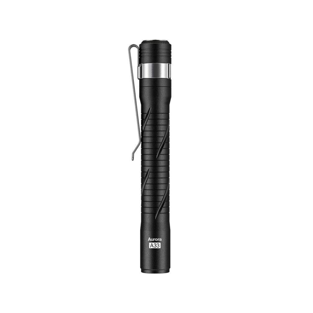 RovyVon Aurora A33 Pen with Pocket 200 IPX8 Perfect for and Outdoor Use Flashlight, USB-C Rechargeable, Clip, Lumens, Waterproof, Inspection, Repairs,