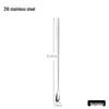 304 Stainless Steel Long Handle Stirring Spoon - Ideal for Coffee, Ice, Honey, Bar, Milk Tea, and Desserts.
