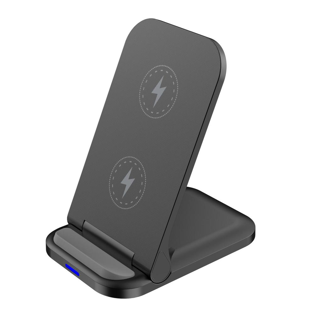 Supporto Caricabatterie Wireless 30W Pieghevole Qi Ricarica Rapida Stazione Dock Porta Telefono per iPhone 13 12 11 Pro Max XR Samsung S20 Caricabatterie per Telefono