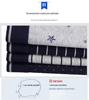 [4er-Pack] Langsha Herren-Boxershorts aus Baumwolle – mittlere Leibhöhe mit Schlitzen