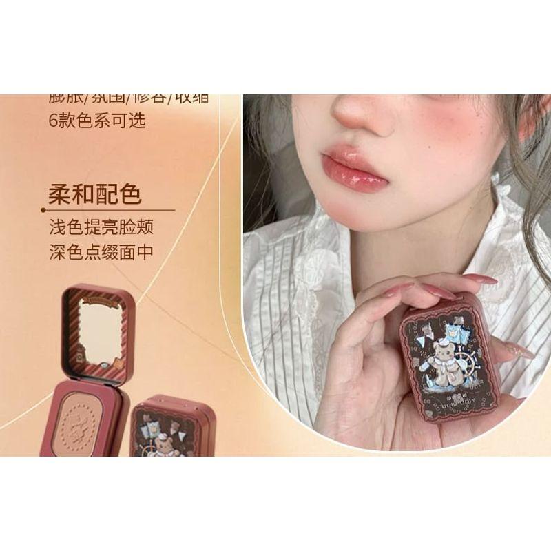 YIGU DIGU - Sailing Series Retro Metal Box Blusher - 6 Colours