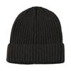 Autumn and winter new cotton wool hat light board solid color striped knitted hat ear protection warm winter hat men