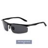 Men's Polarized Photochromic Sunglasses: Fashionable Night Vision & UV Eye Protection for Driving and Fishing