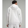 Lululemon Steady State Full Zip Hoodie Heathered Core Ultra Light Grey White