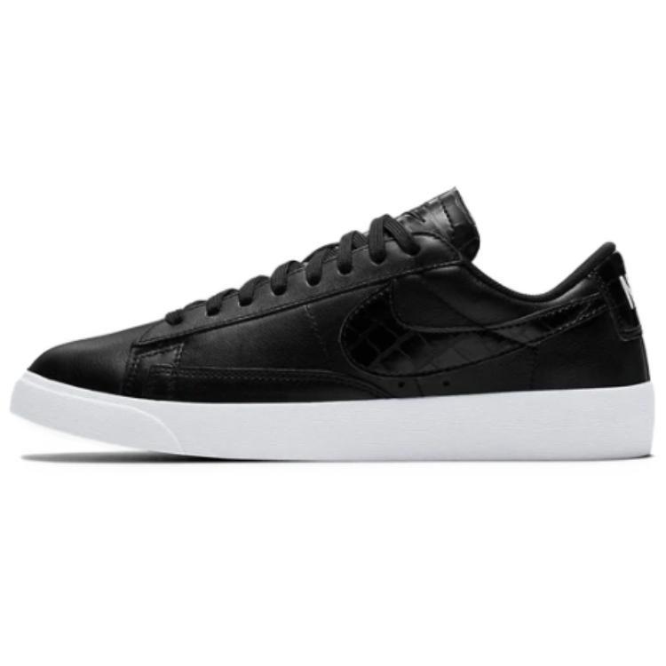 Nike Blazer Slip Resistant Abrasion Resistant Slip Resistant Abrasion Resistant Low Top Skateboard Shoes Women's Black BQ0033-001