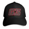 Francesco Bagnaia Number   Baseball Cap Hat Luxury Brand Rave Winter Hat Custom Cap Hats For Unisex Womens