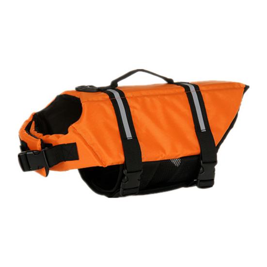 Dog Life Jacket Reflective Dog Flotation Safety Vest with Rescue Handle for Swimming Boating Surfing Adjustable Lifejacket Swimwear for Small Medium