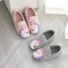 Unicorn Girls' Indoor Backless Slippers - Silent Cotton Shoes for Wood Floors