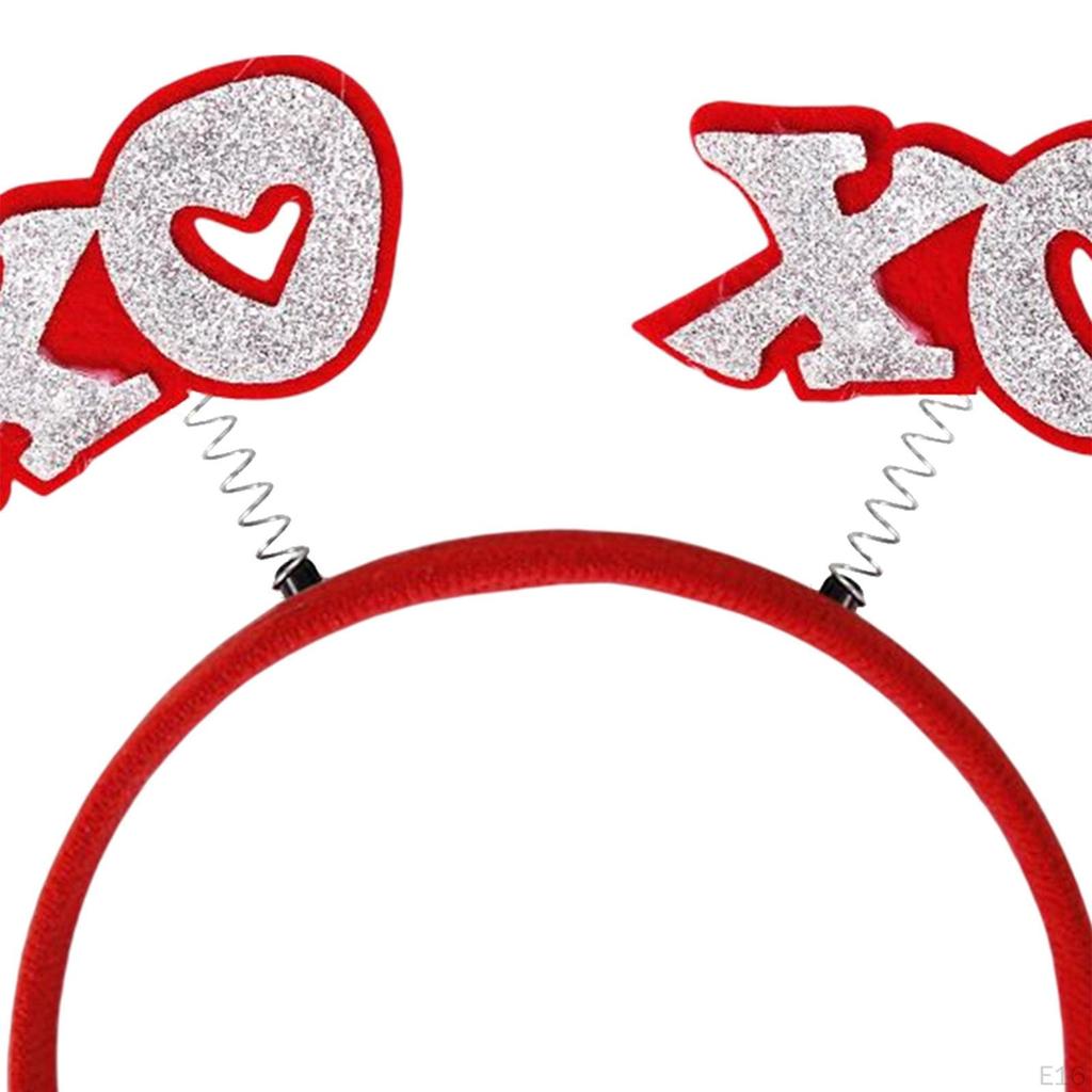 Cute Valentines Day Headband Decor Fancy Dress Hairbands Headpiece Hair Hoop Accessories for