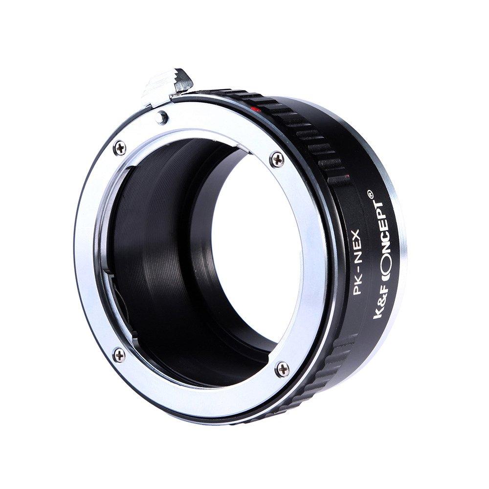 CONCEPT Pentax K PK E Mount Adapter with Lens Cloth K&F -NEX Pk-nex (KFNEX)