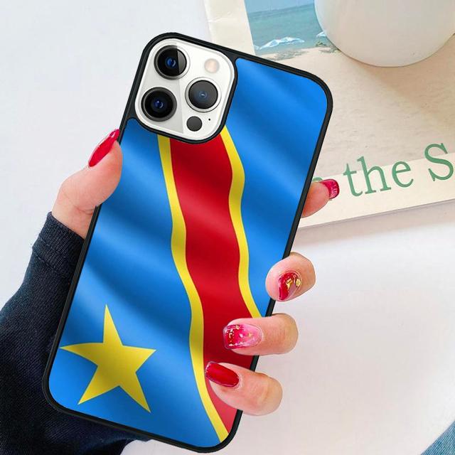 Congo Democratic Republic Flag Phone Case for iPhone 17 Air 16 PRO MAX 15 14 PLUS 12 11 13 coque Cover Fundas coque