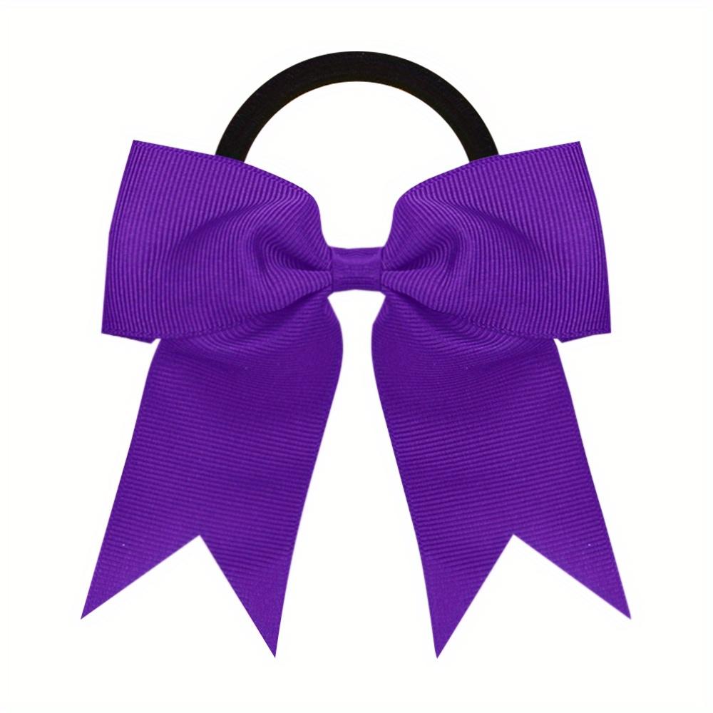 Vibrant Solid Color Hair Bows - Elastic Hair Ties for Women - Hair Accessories with Rope Design, Easy to Use, and Comfortable Wear