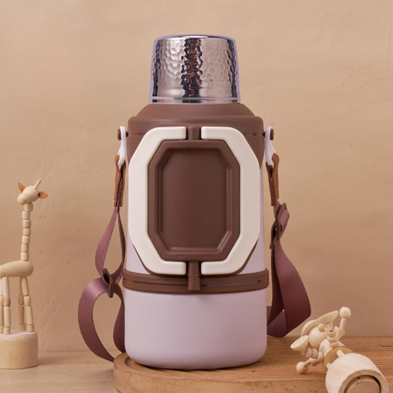 Термос из нержавеющей стали 316, большая емкость, автомобильный термопортативный уличный дорожный чайник 1500ml