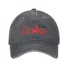 Coke Funny Lover Diet Washed Denim Cap Casual Baseball Caps Adjustable Hat Summer Unisex Baseball Hats