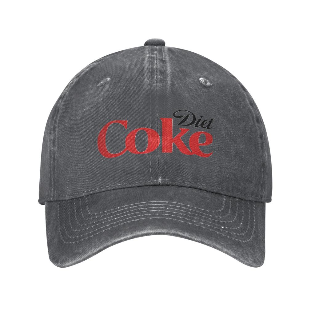 Coke Funny Lover Diet Washed Denim Cap Casual Baseball Caps Adjustable Hat Summer Unisex Baseball Hats