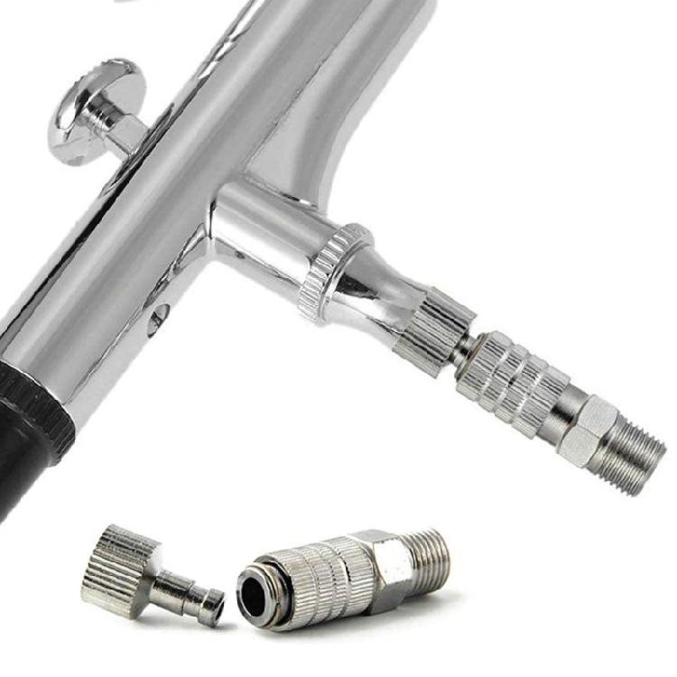 1/8inch Airbrush Quick Releases Plug Coupling Disconnect Coupler Releases Adapter Fitting Airbrush Accessories
