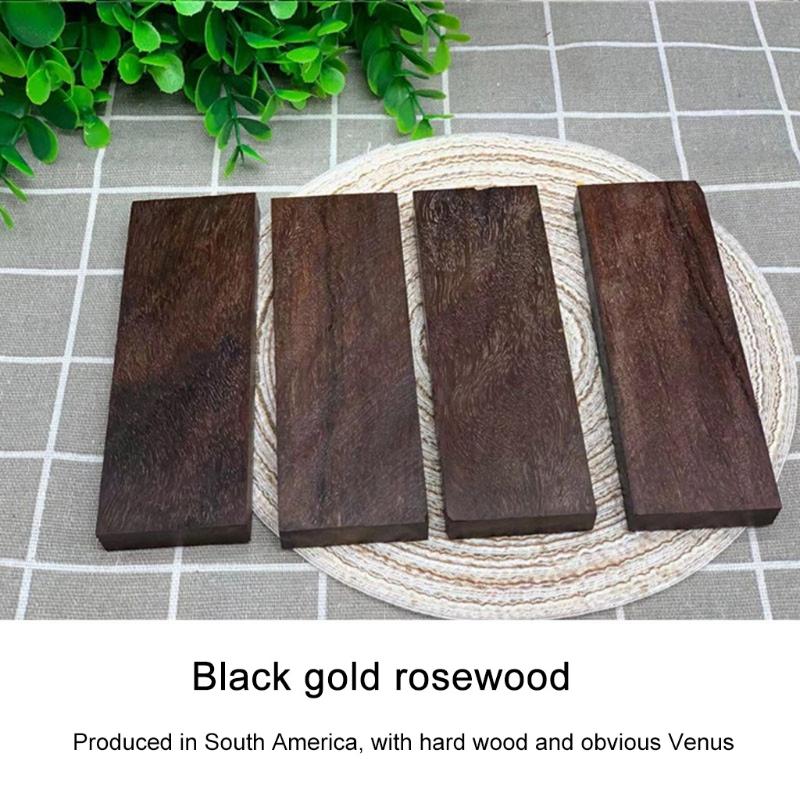 DIY Střenky na nože Střenky na nože, Polotovar rukojeti Exotické střenky na nože Dřevo 12x4x1cm Materiál pro výrobce nožů