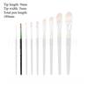 Nylon Hair Oil Painting Brushes Art Painting Tools Students Outdoor Sketching Watercolor/ Acrylic Paint Brushes Art Supplies