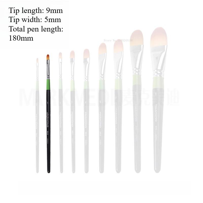 Nylon Hair Oil Painting Brushes Art Painting Tools Students Outdoor Sketching Watercolor/ Acrylic Paint Brushes Art Supplies