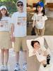 Stylish 2023 Summer Short Sleeve Family T-Shirts for Men, Women, & Kids - Perfect for Kindergarten Sports Day, Family of Three or Four