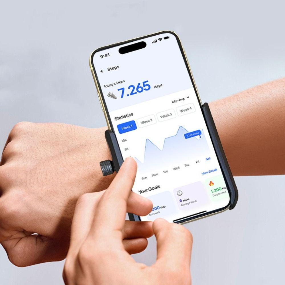 Rotating Running Phone Bag Hands Free Wrist Mobile Holder Armbands Phone Holder  Outdoor Sport