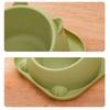 Stainless Steel Pet Food Dispenser Bowls with Non-Slip Pad Cat Feeder Cat Bowl  Container