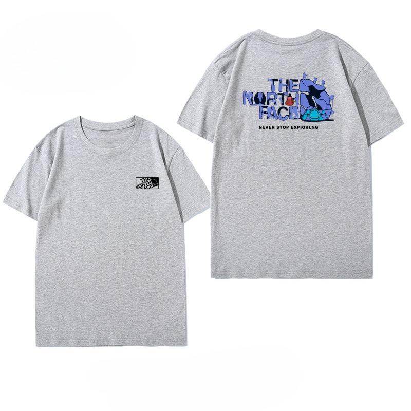 Outdoor Wander-T-Shirts, Kurzarm Reine Baumwolle Paar Sommerbekleidung, Sport Klettern Halbarm