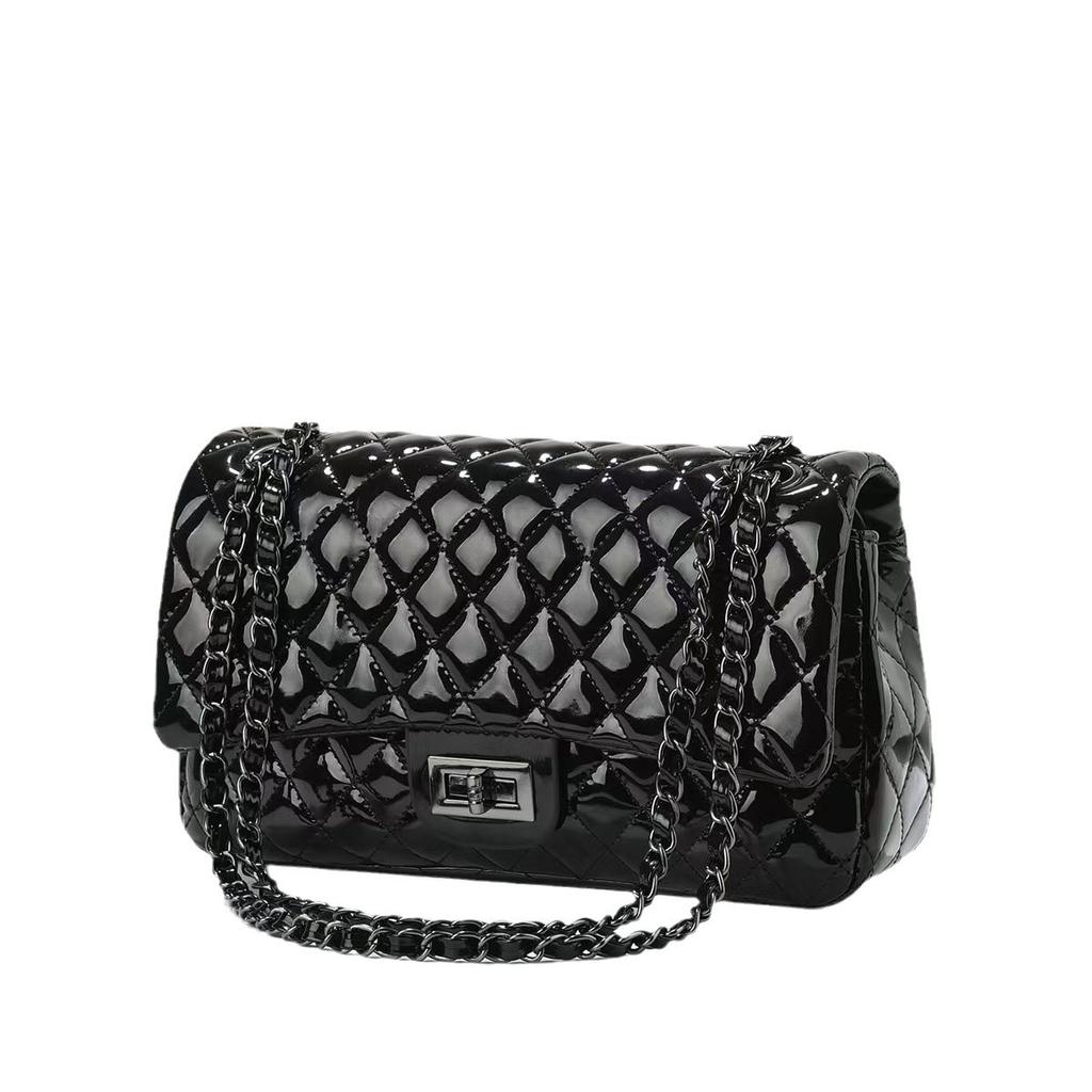 Women's bag new fashion diamond chain small square bag portable shoulder messenger bag