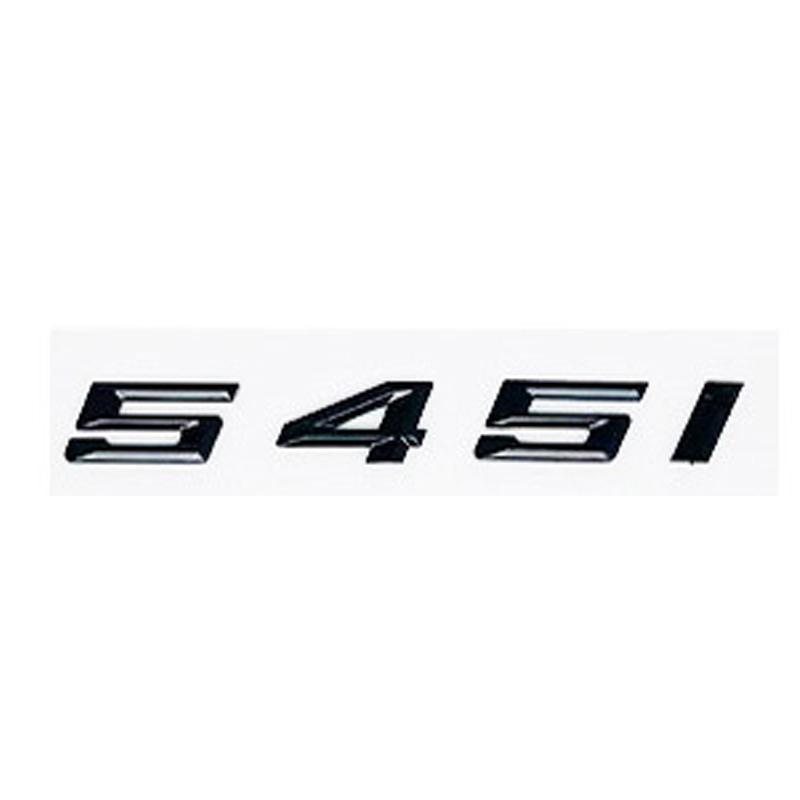 AAAOK1 Old Style Glossy Black Letter Emblem for BMW 5 Series E60 E61 F10 F11 G30 - 520i 523i 525i 528i 530i 535i 540i Trunk Logo Sticke