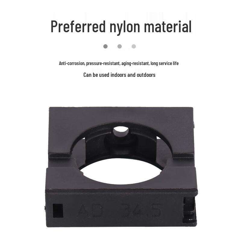 Yakew PA66 Nylon Corrugated Pipe Clamp Standard