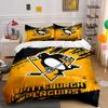 Penguins Hockey Bedding Set Bedding Duvet Cover Set Duvet Cover Pillowcases  (1 * Duvet Cover 2 * Pillowcases, without duvet insert)