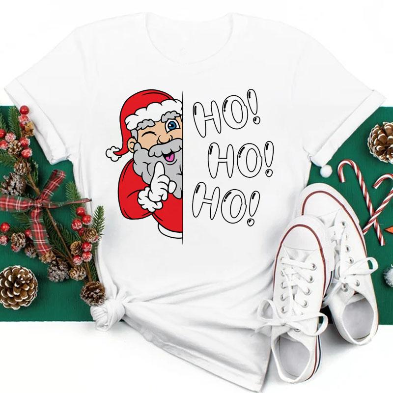 2025 Women Santa Claus Print Clothes Christmas 90s Funny Holiday Fashion Cartoon Tops Tee Shirt Ladies Female Graphic TShirt