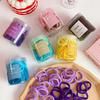 Color Disposable Rubber Band Children Do Not Hurt Hair Headband Girls Baby Tie Small Tweet Rubber Band High Elastic Hair Accessories
