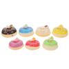FRCOLOR Candy Toy Donut PU 7 Dessert Food Sample Toy Model, Donuts, Large, Pieces, Toy,