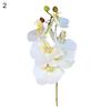 1Pc 6Heads Artificial Butterfly Orchid Silk Flower Home Wedding Party Decor