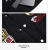2026 Men's American Retro Digital Embroidery Baseball Jacket - Trendy, Versatile Casual Outerwear