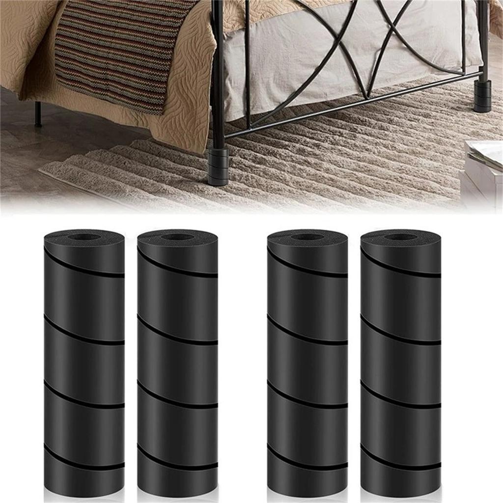 Bed Frame Leg Covers, Reusable Bed Frame Toe Protectors,Bed Frame Feet Protectors,Bed Frame Foot Collision Guards/Pads
