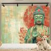 2D Zen Buddha Themed Backdrop for Studio Shoot & Party Decoration