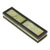 Hilitand Quality Natural Green Jade Whetstone Blade, 10,000 Grit, Fine Whetstone (with Base), 200 X 50 X 25 Mm, Professional Tool for Sharpening and P