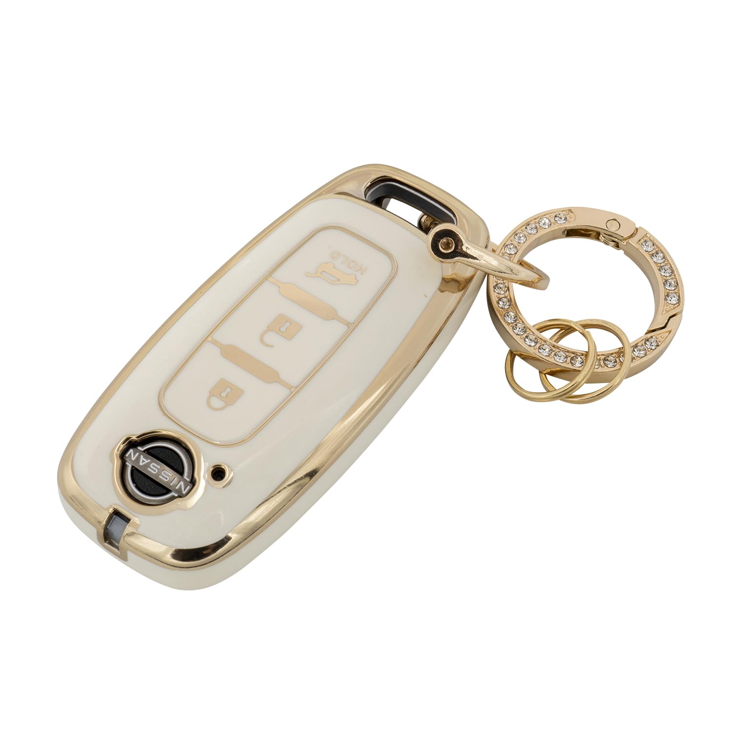 

SKYBELL Key Case, Nissan X-Trail T33 Aria b6 b9 Nissan NISSAN Compatible Key Cover, белый