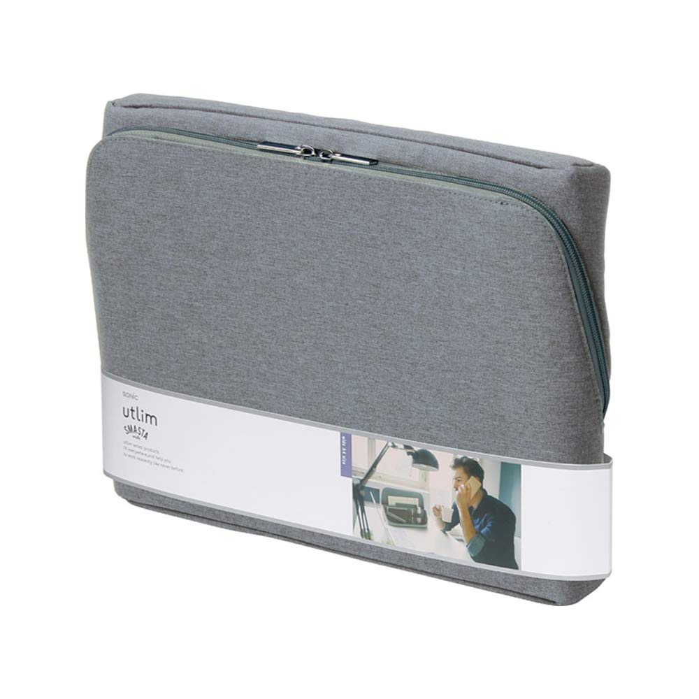 Sonic Bolsa Dentro de Bolsa Smartasta Larga com Acabamento em U A4 Cinza UT-1905-GL