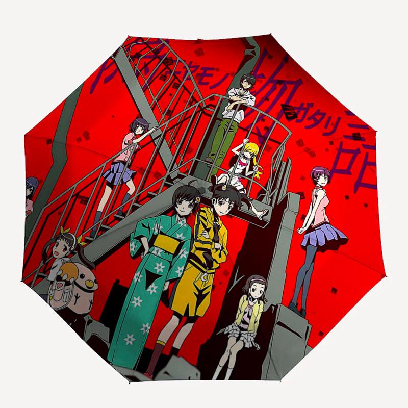 1pc Anime Characters Outdoor Umbrella - Automatic Opening/Closing Umbrella with Portable Tri-Fold Design, 8-Rib Iron Frame - Perfect Gift for Fan