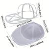 Hat Washer Cage Set with Mesh Bag, 1 Hat Cage + 1 Mesh Bag, for Washing Machine Cleaning of Adult Baseball Caps