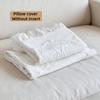 With Lotus Frill French Lace Pillow Cover Washed Material Comfortable Embroidered Cushion Cover Soft Pillow Shell Bedroom
