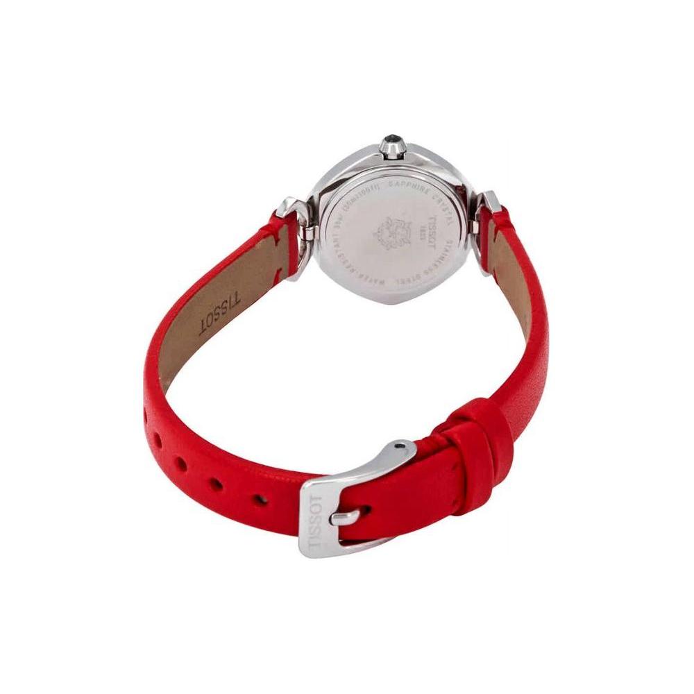 Tissot Yiting Collection Quartz Movement 30m Water Resistance Women's Watch 22.58*24.8mm White Dial T113.109.16.116.00
